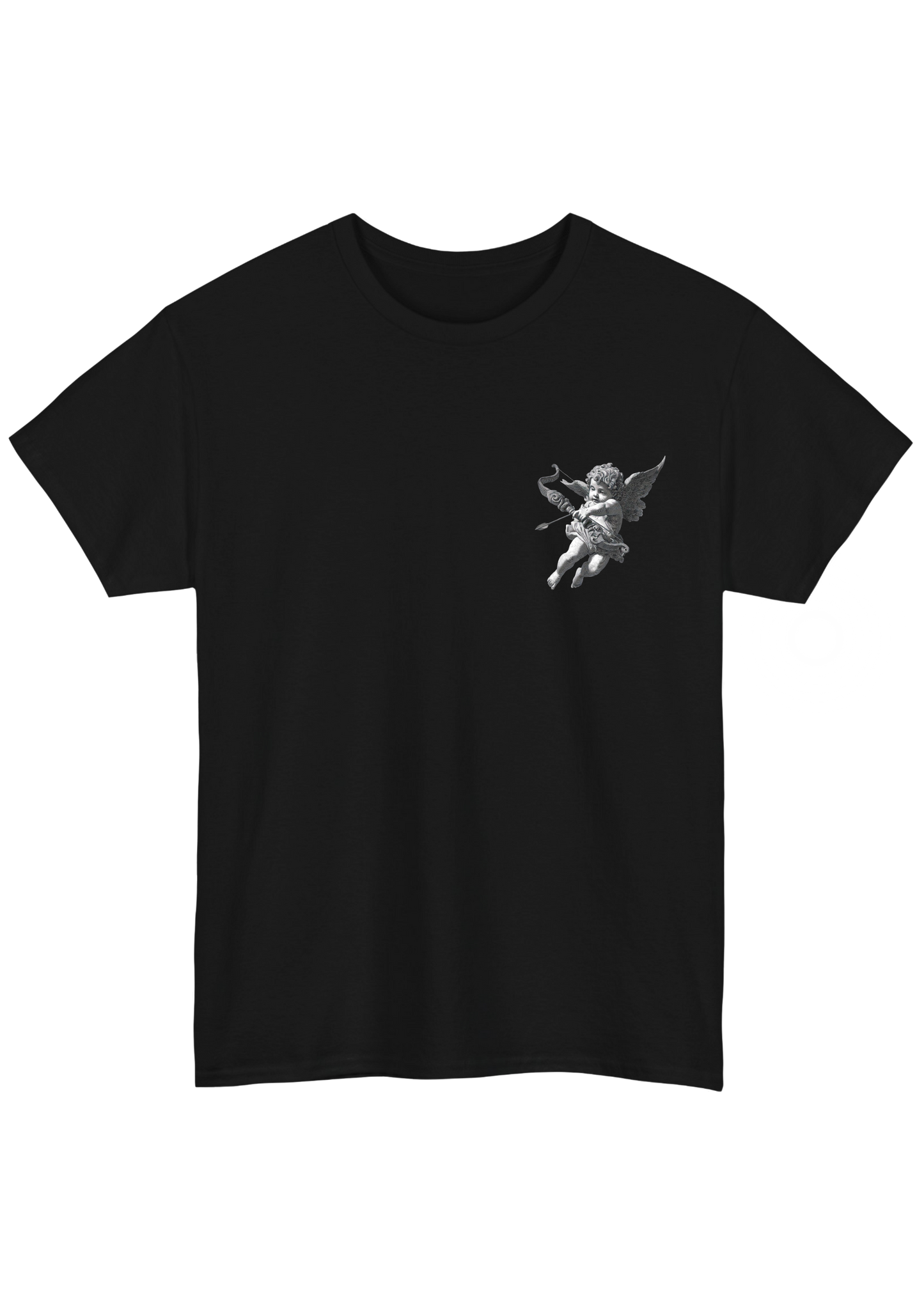All We Need Is Love Black Tee - Puff Berry