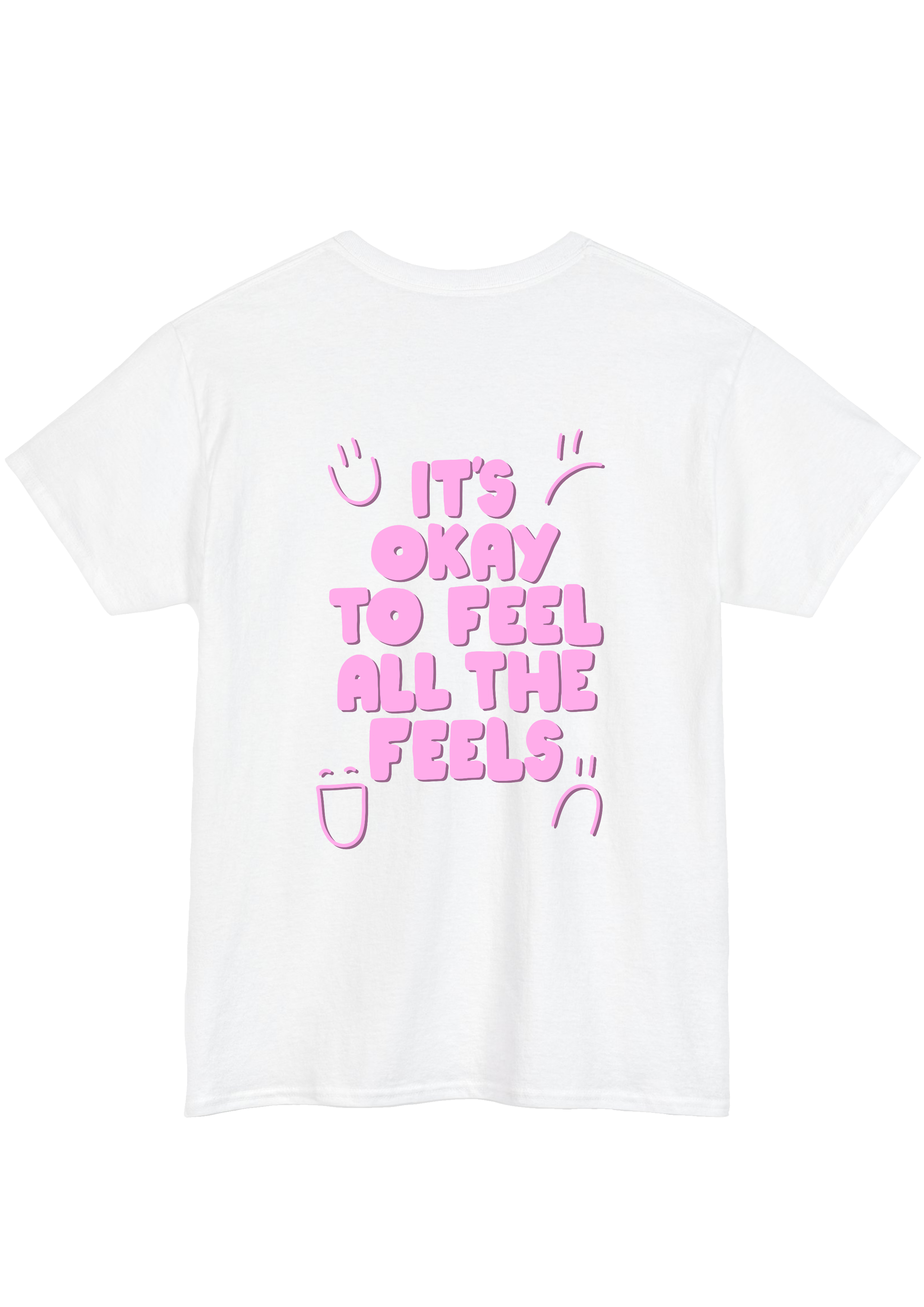 Feel the Feels White Tee