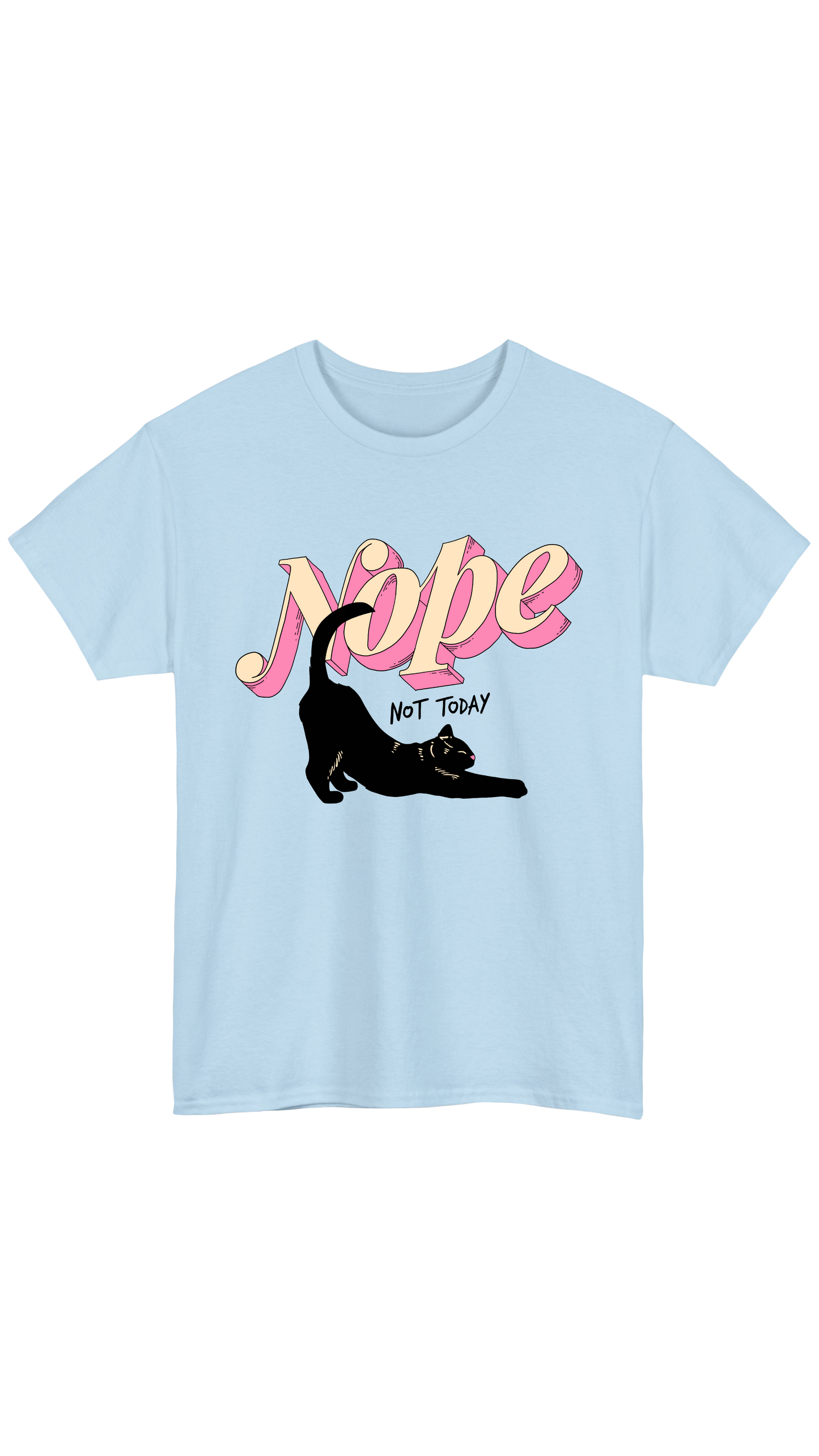 Nope Blue Tee