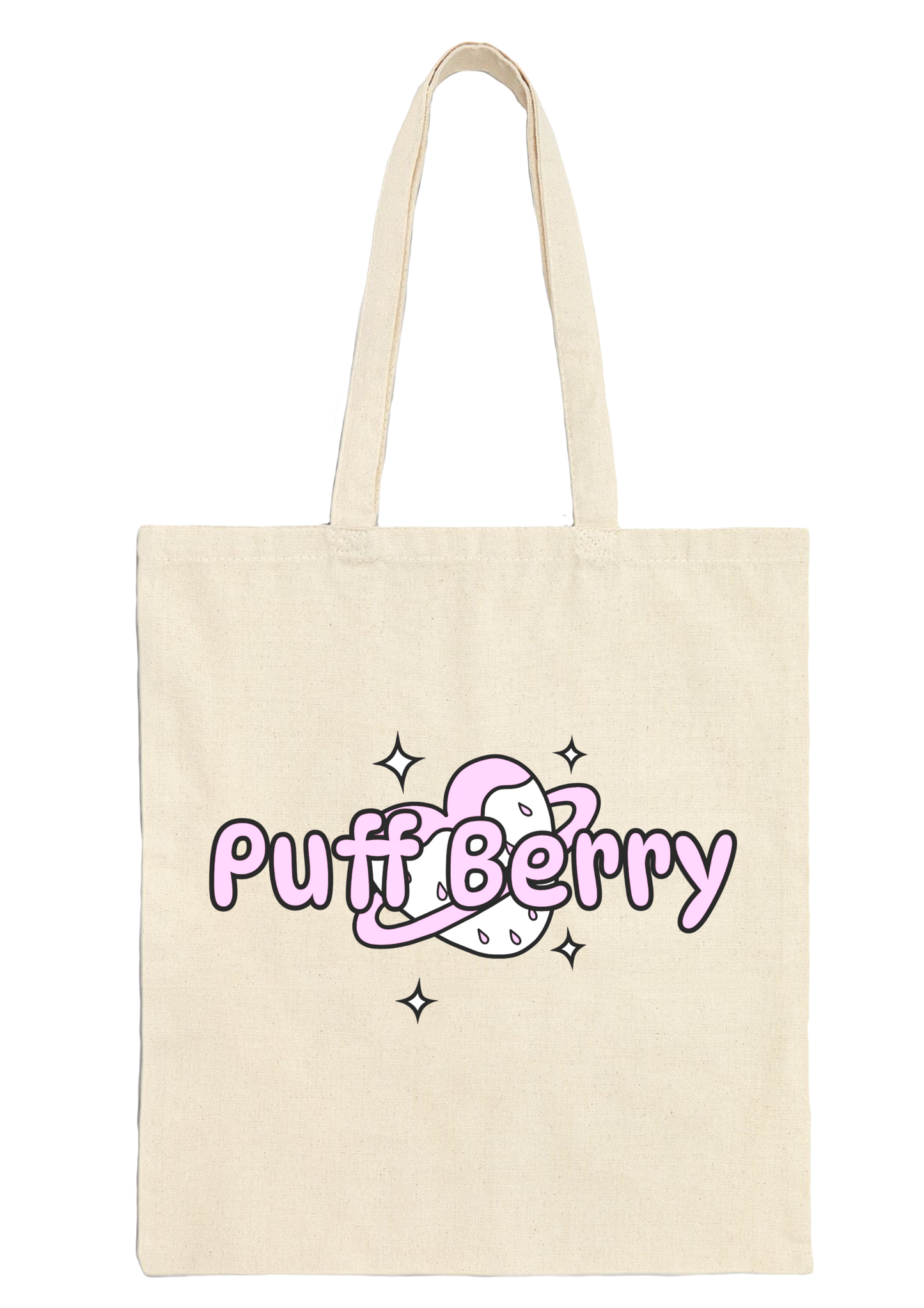 Puff Berry Tote Bag Pastel - Puff Berry