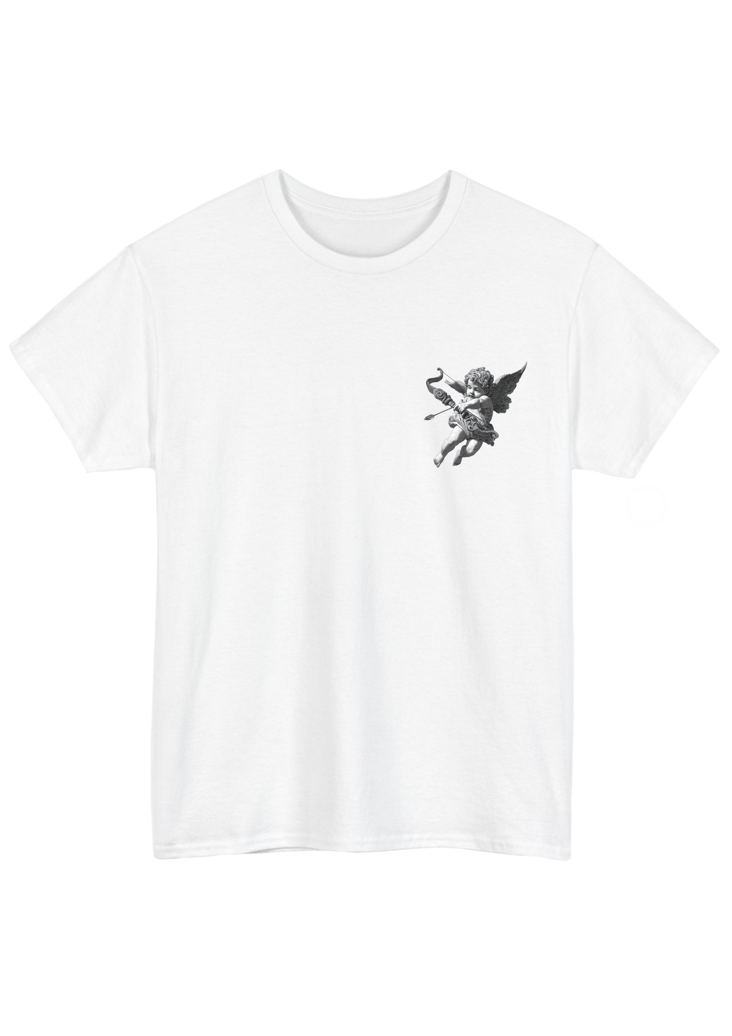 All We Need Is Love White Tee - Puff Berry