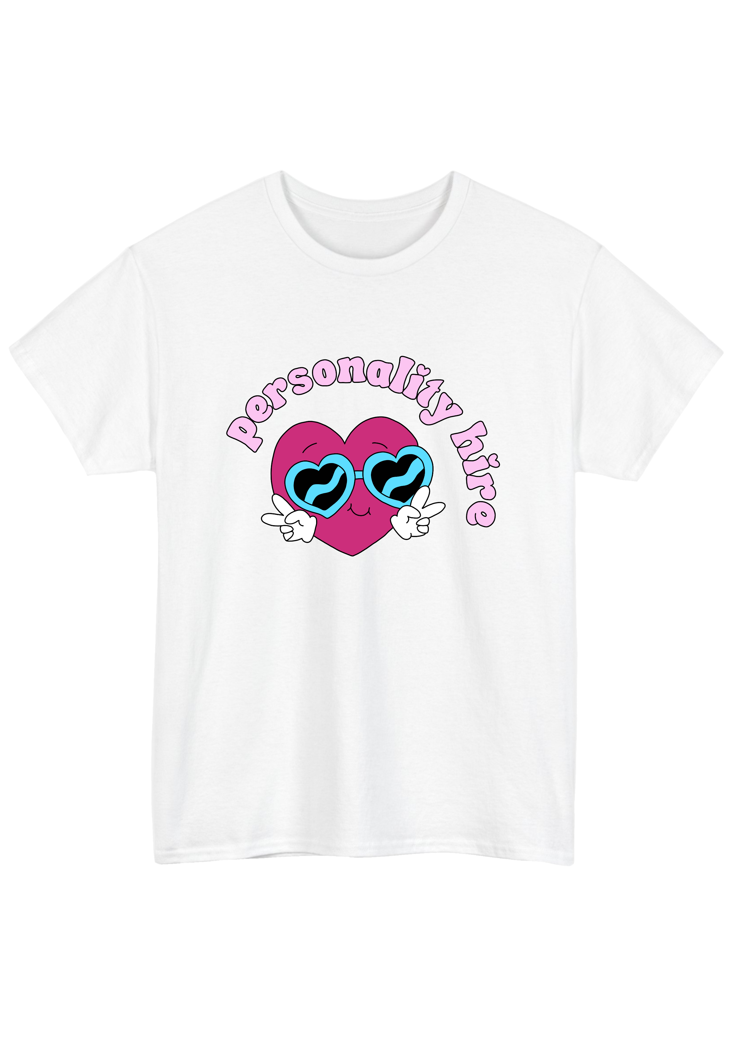 Personality Hire White Tee