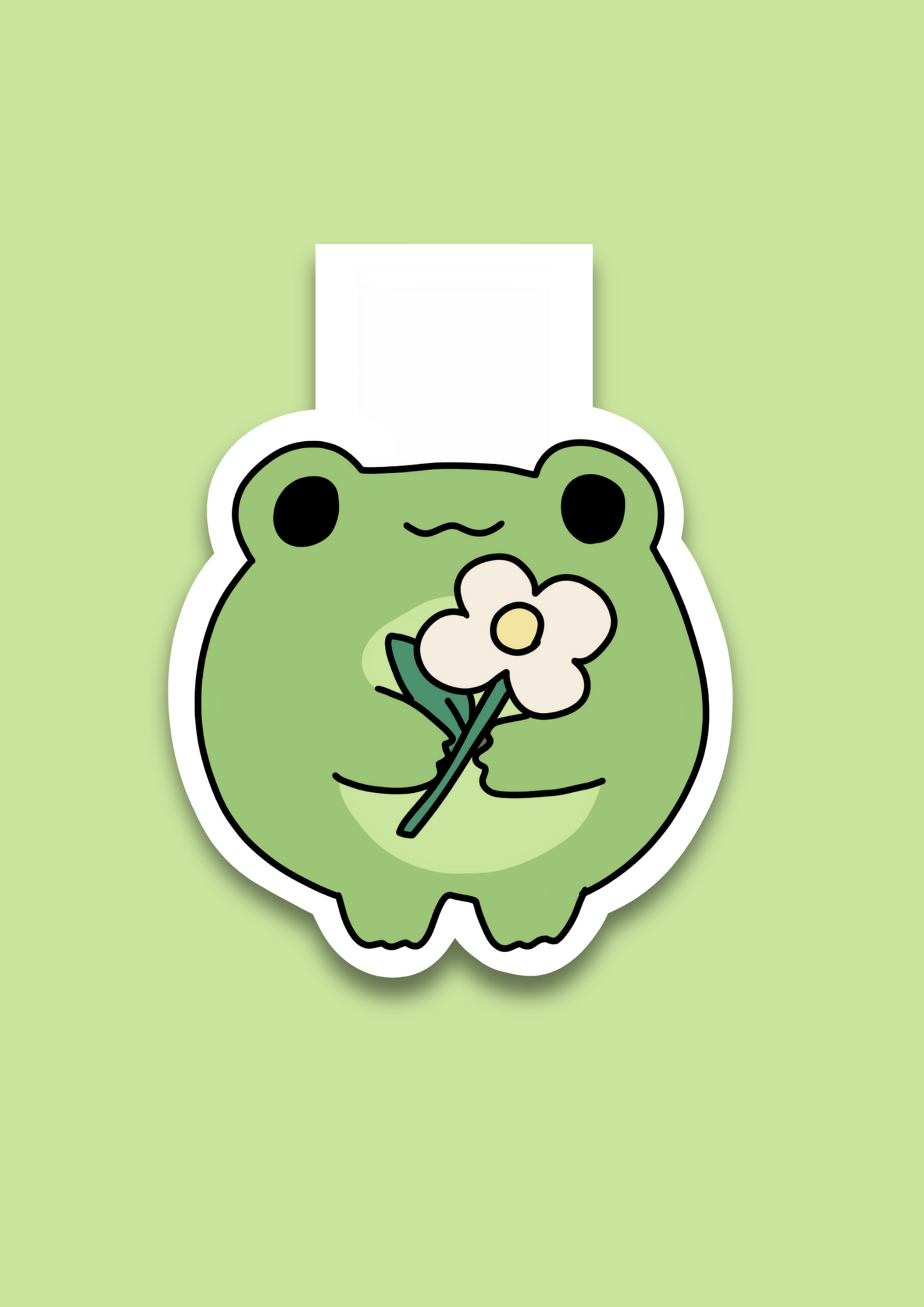 Frog Magnetic Bookmark - Puff Berry