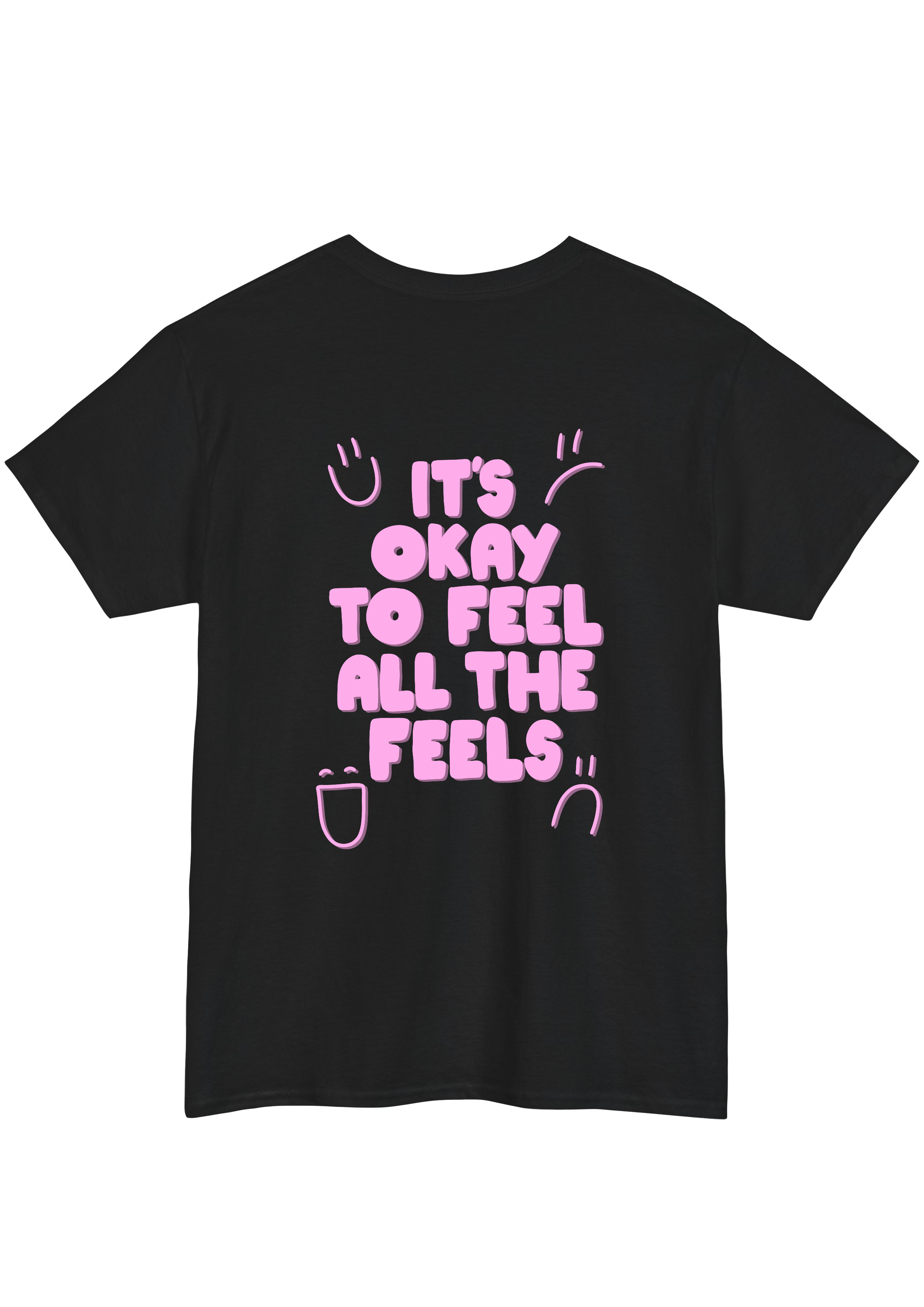 Feel the Feels Black Tee