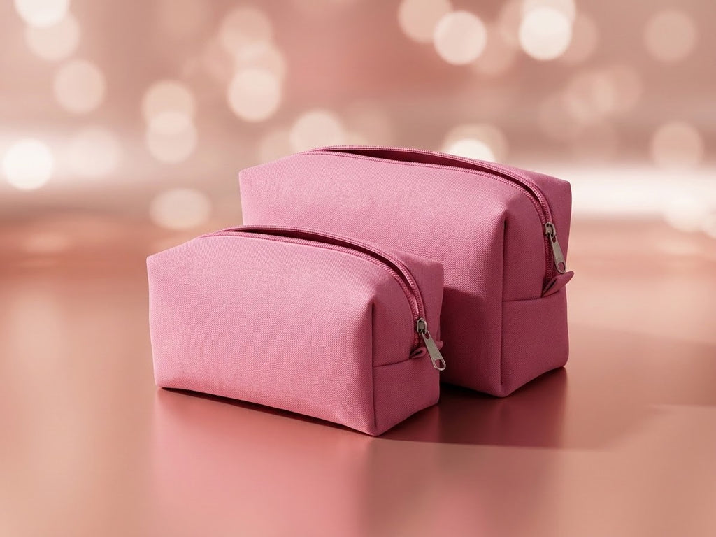 Pink Make Up Bag Set