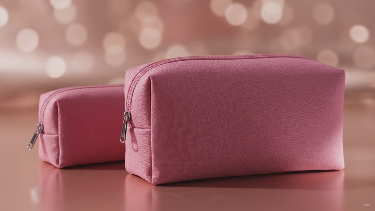 Pink Make Up Bag Set