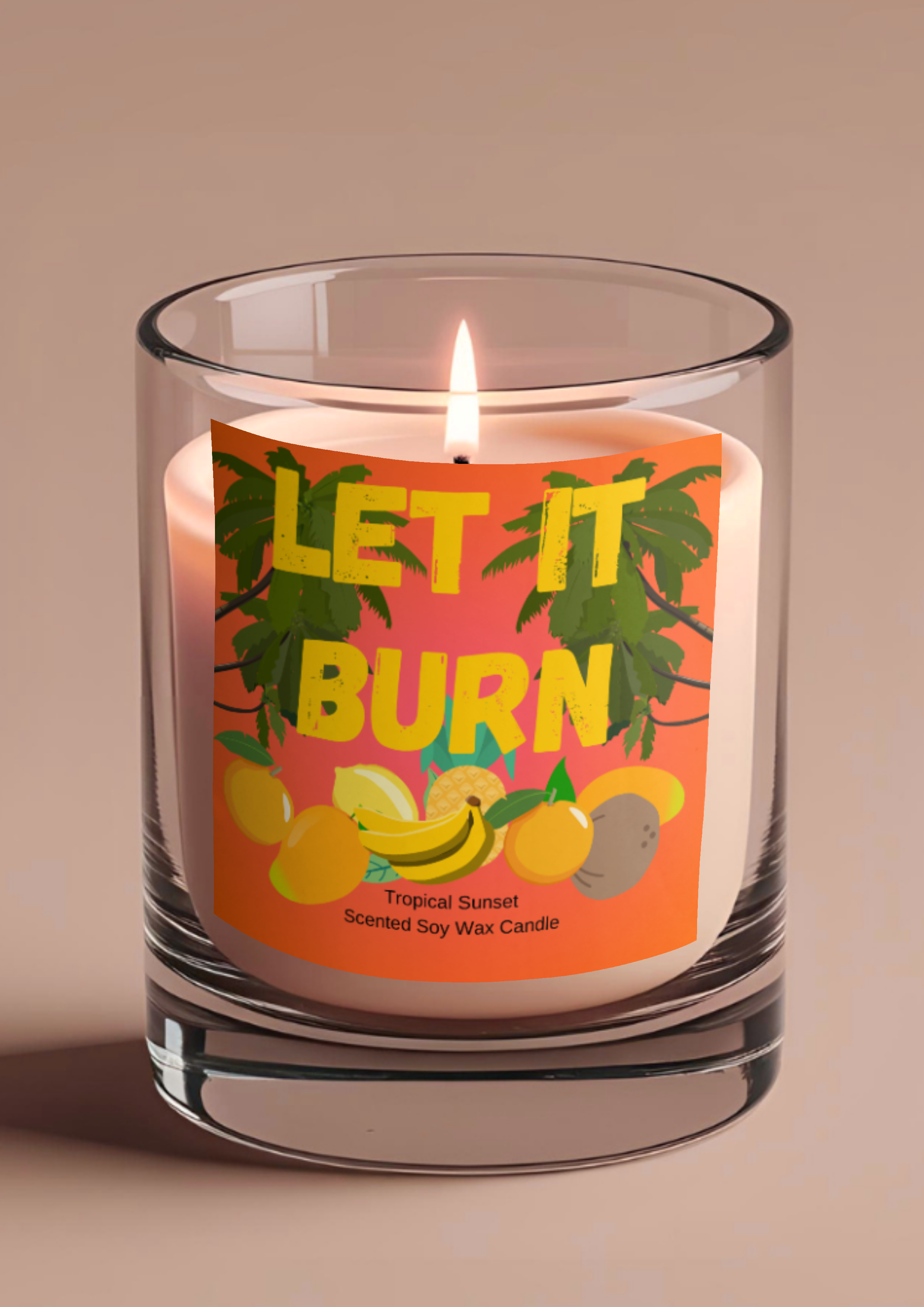 Let It Burn Soy Wax Candle