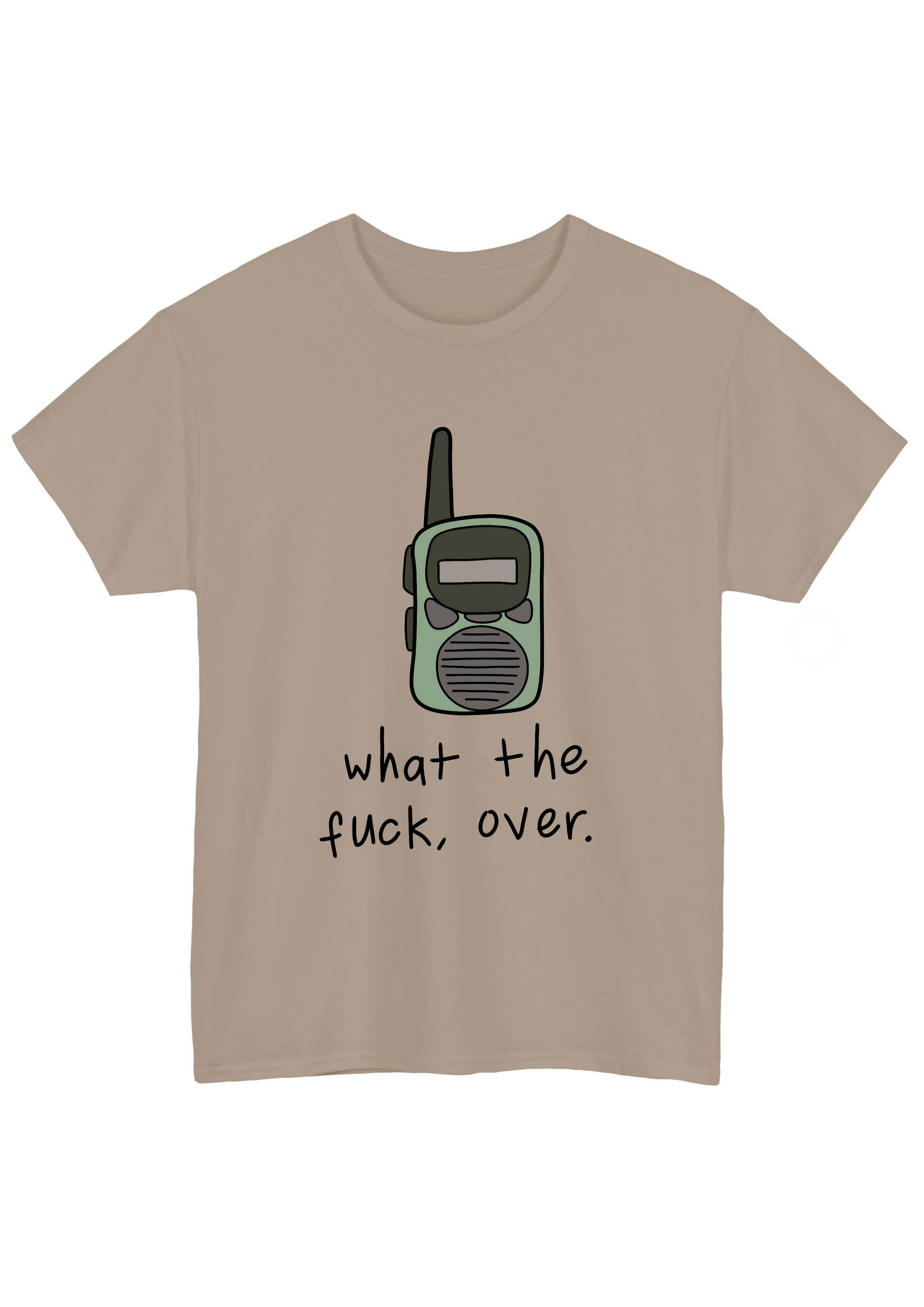 Walkie Talkie Stone Tee - Puff Berry