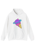 Cosmic Ice Cream White Hoodie