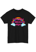 Unfocused Rage Black Tee - Puff Berry