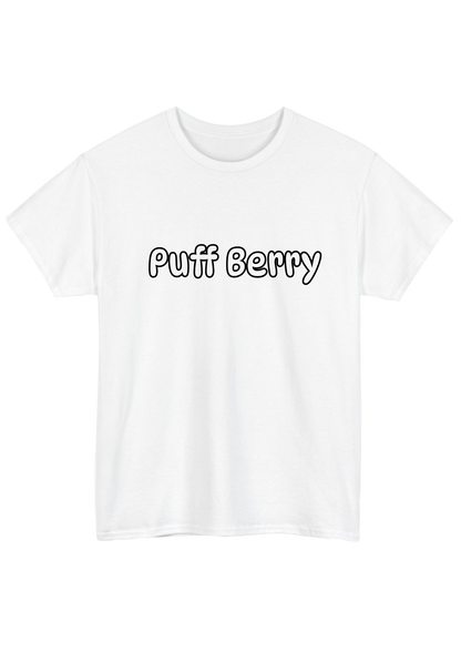 Puff Berry White Tee - Puff Berry