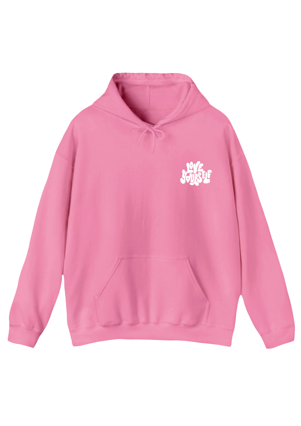 Love Yourself Pink Hoodie