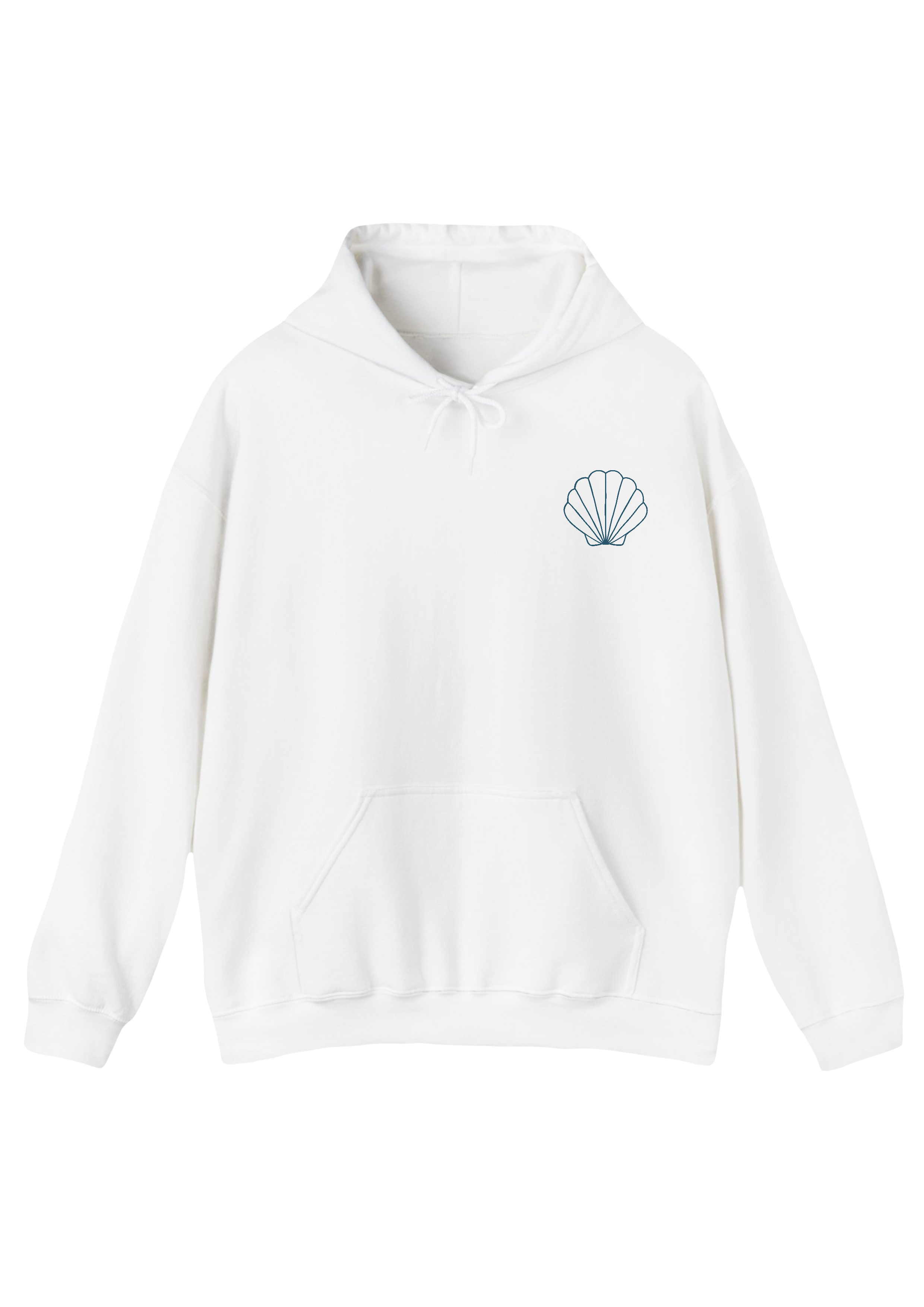 Mermaid White Hoodie