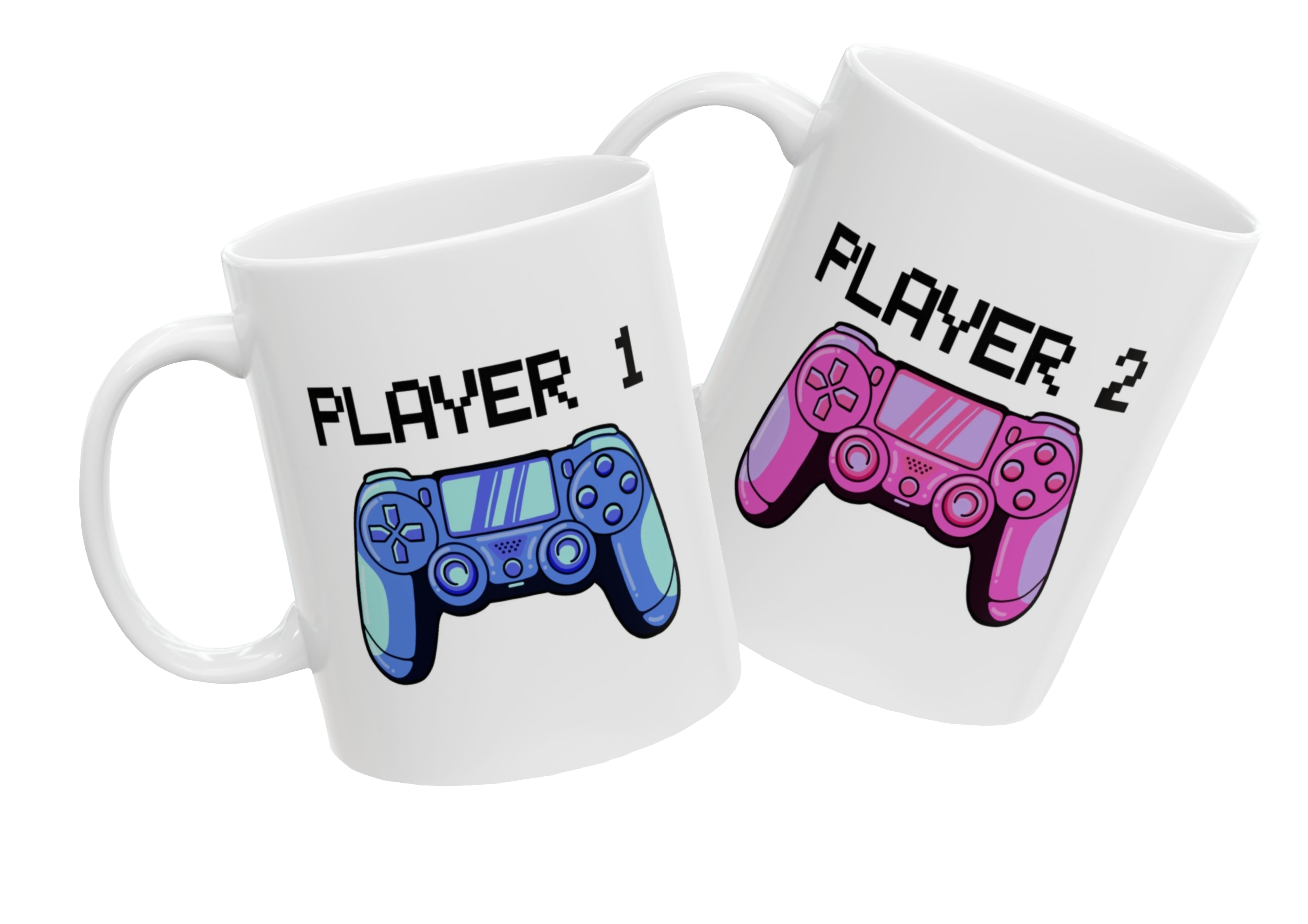 Matching Gamer Mug Set - Puff Berry