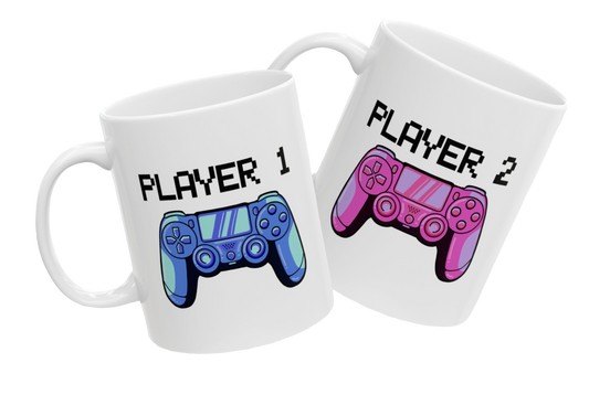 Matching Gamer Mug Set - Puff Berry