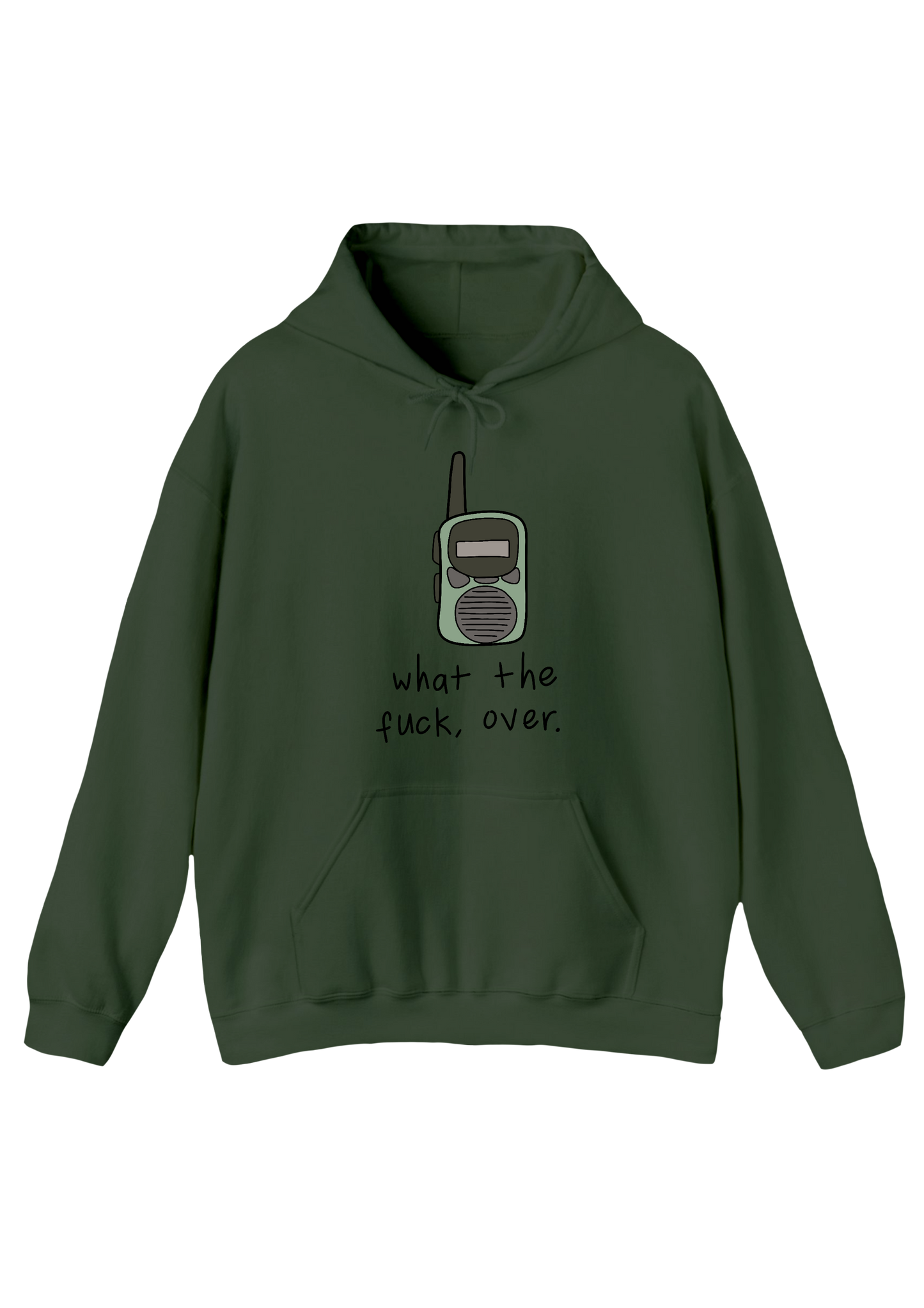 Walkie Talkie Olive Hoodie