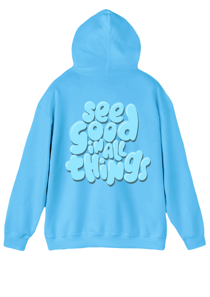 See the Good Blue Hoodie