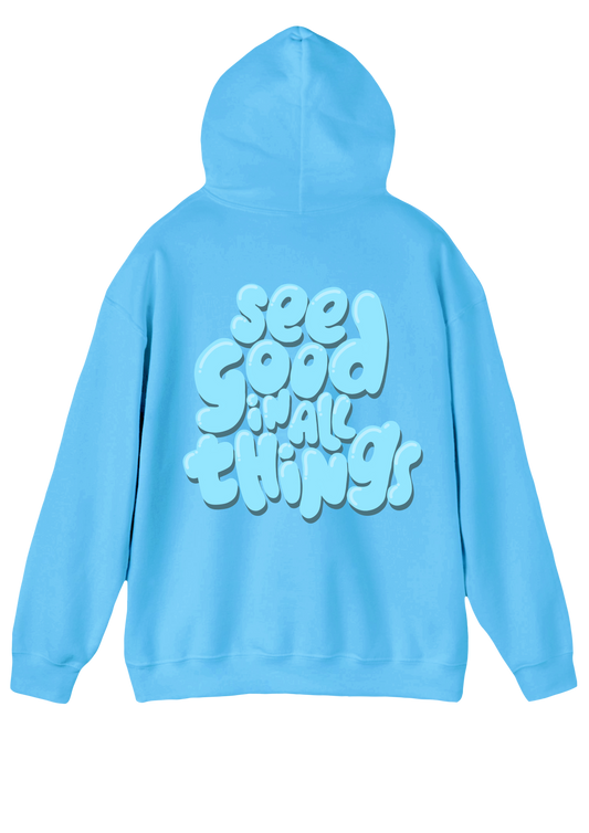 See the Good Blue Hoodie
