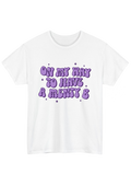Menty B White Tee - Puff Berry