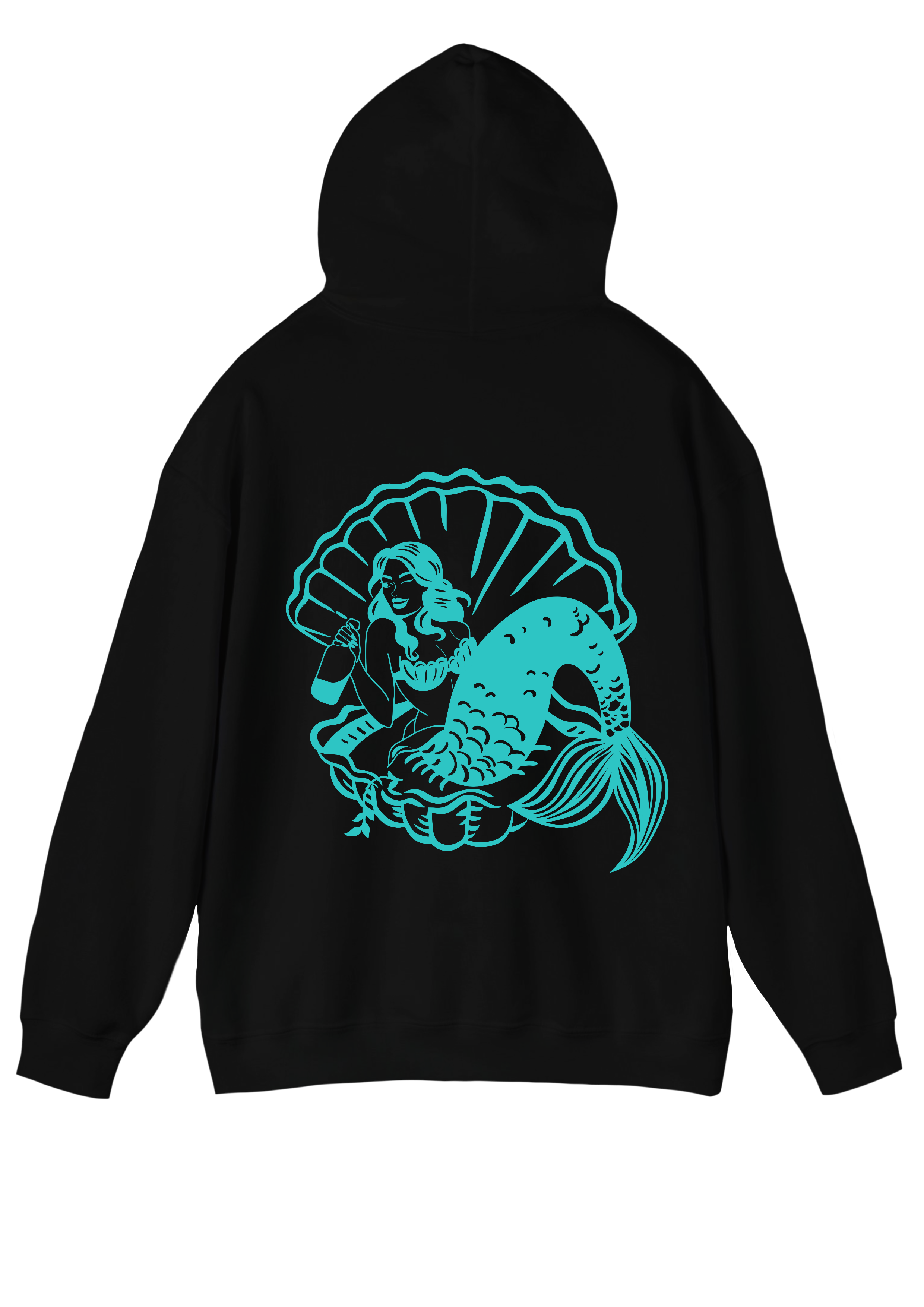 Mermaid Black Hoodie