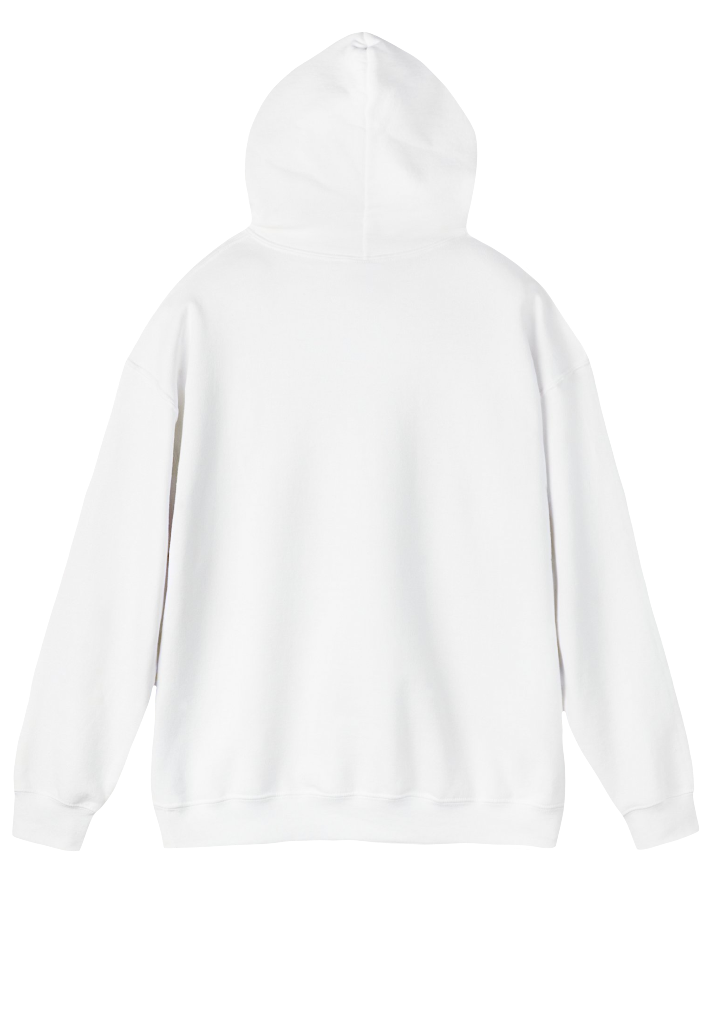 Puff Berry Pastel White Hoodie