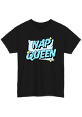 Nap Queen Black Tee - Puff Berry