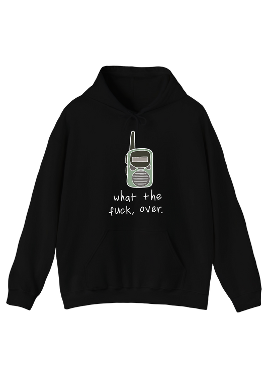 Walkie Talkie Black Hoodie