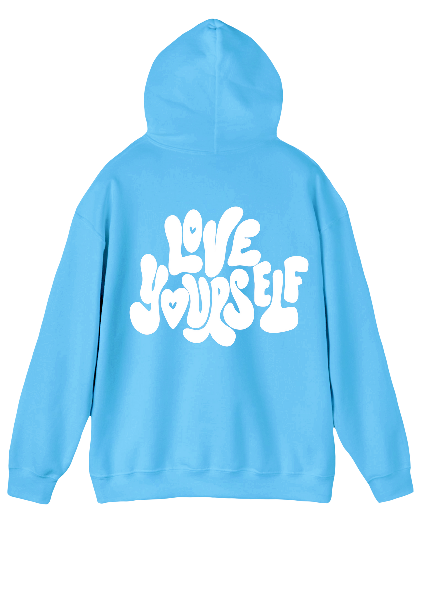 Love Yourself Blue Hoodie