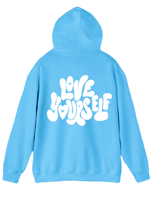 Love Yourself Blue Hoodie