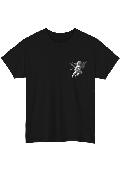 All We Need Is Love Black Tee - Puff Berry