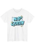 Nap Queen White Tee - Puff Berry