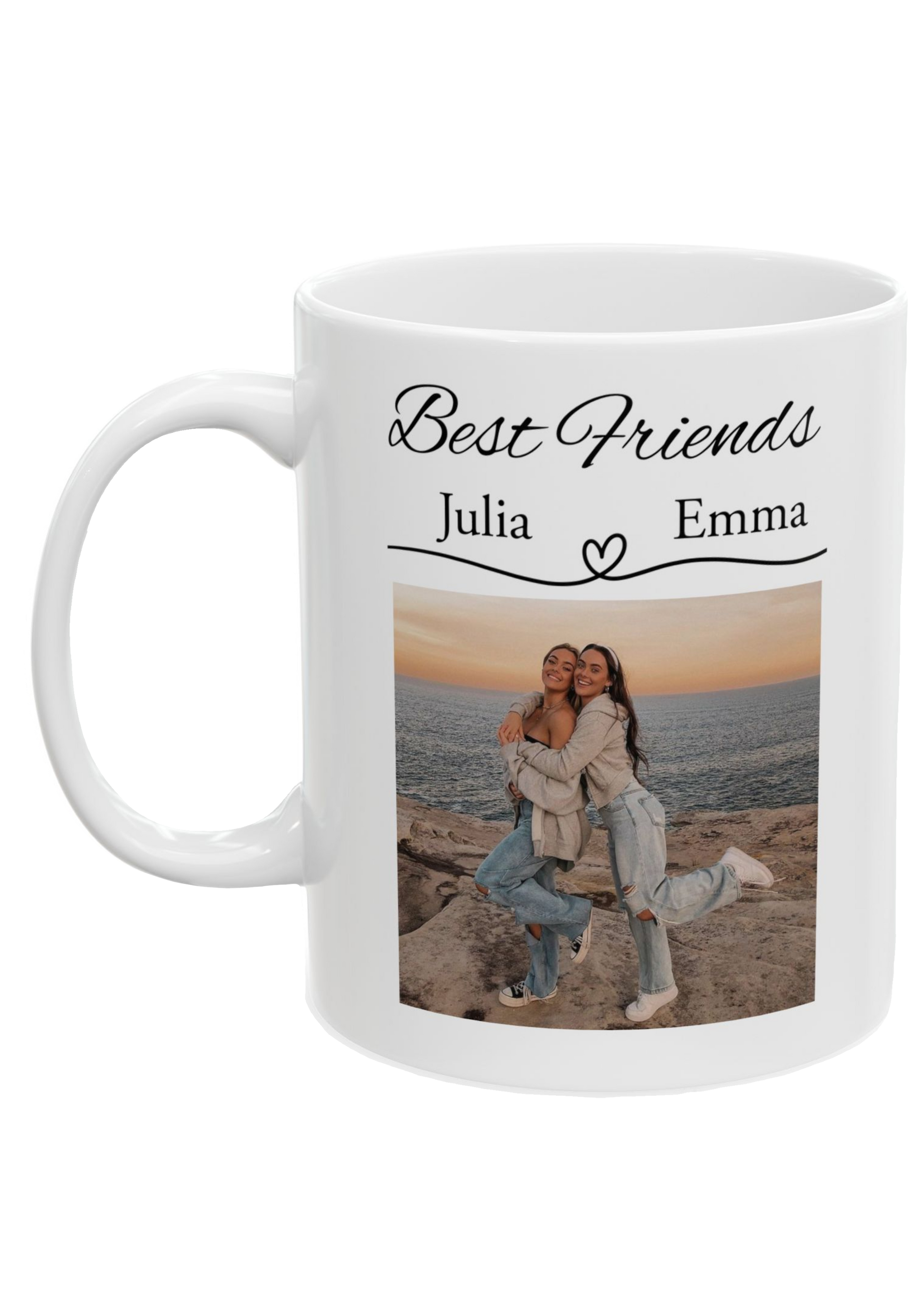 Custom Best Friends Mug - Puff Berry