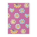 Flower Power Notebook A6 - Puff Berry