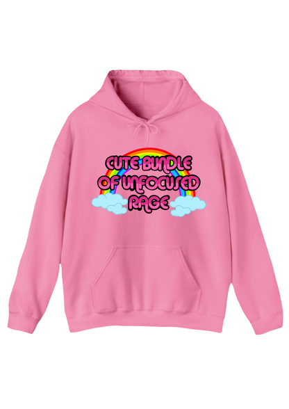 Unfocused Rage Pink Hoodie