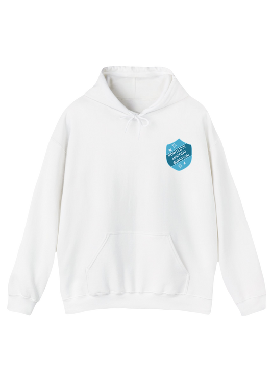 Survivor White Hoodie