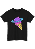 Cosmic Ice Cream Black Tee - Puff Berry