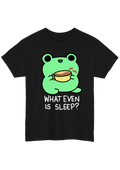 Caffeinated Frog Black Tee