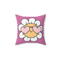 Flower Power Pillow - Puff Berry