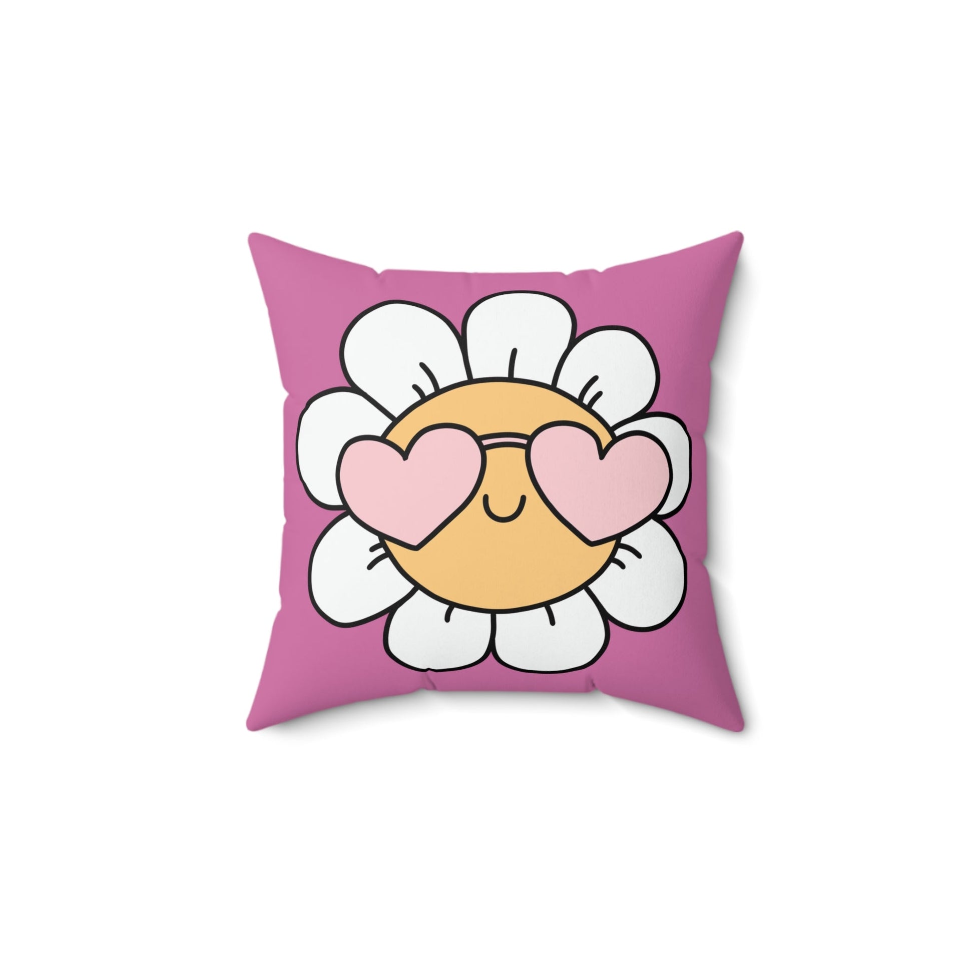 Flower Power Pillow - Puff Berry