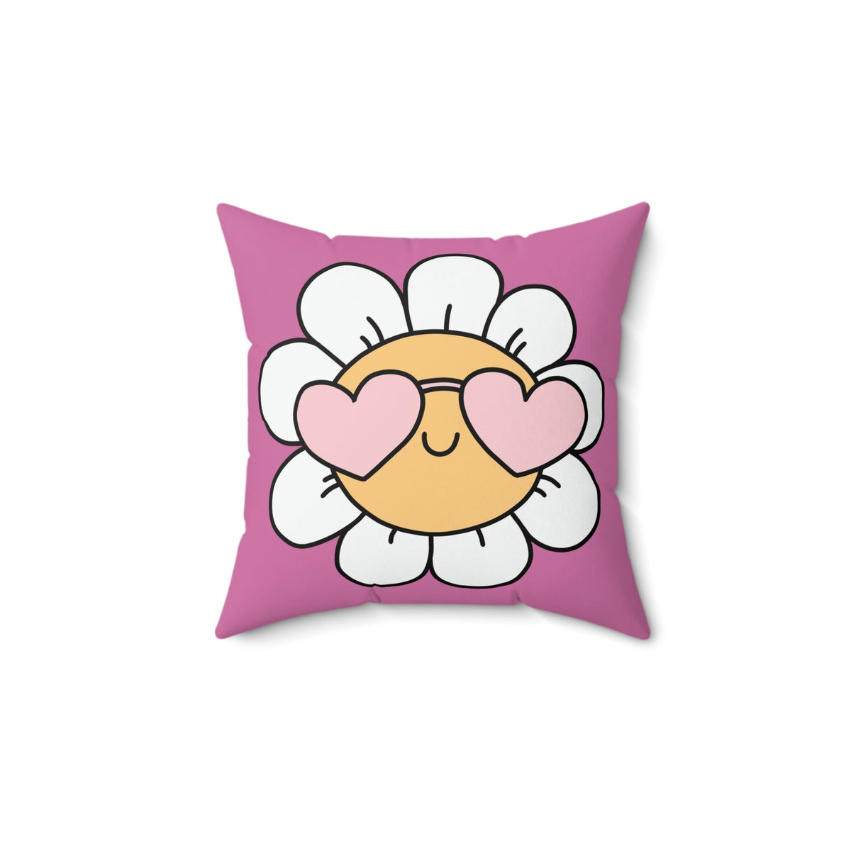 Flower Power Pillow - Puff Berry