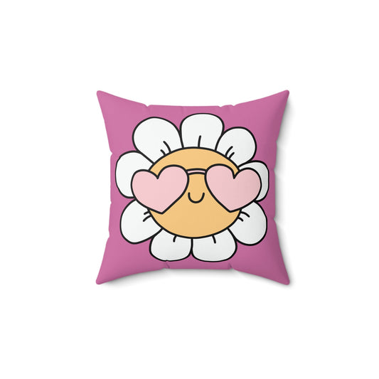 Flower Power Pillow - Puff Berry