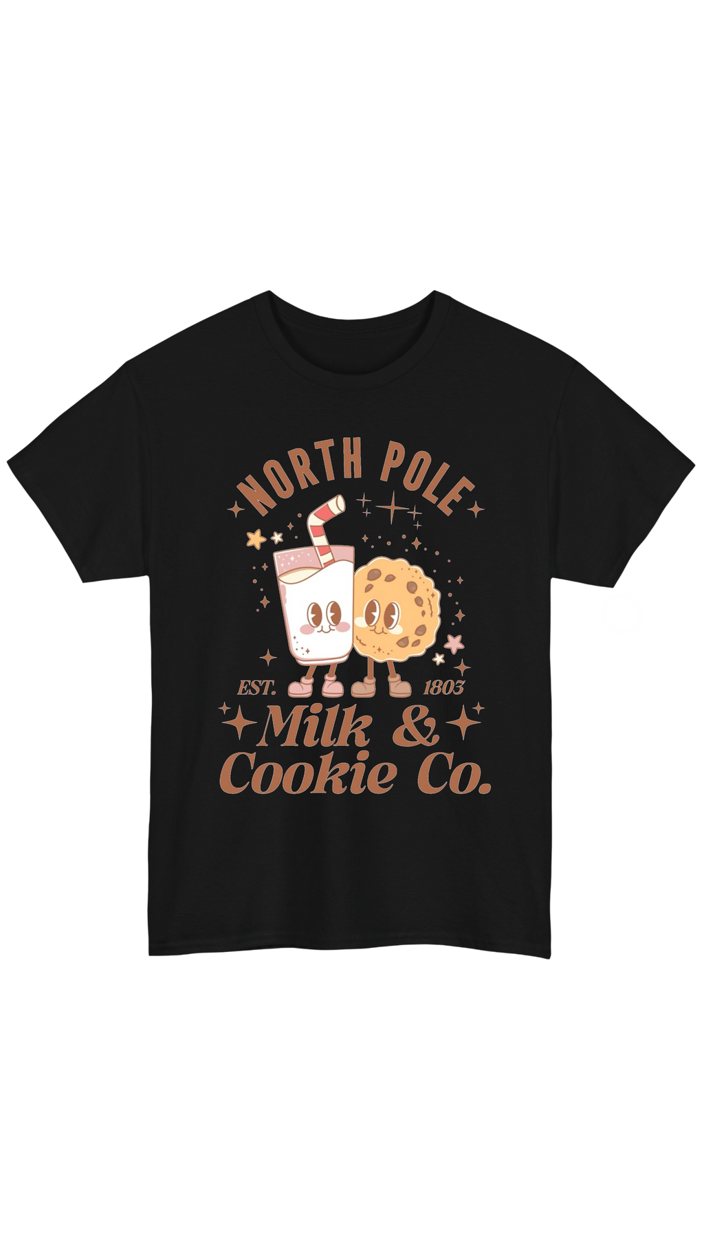 North Pole Black Tee
