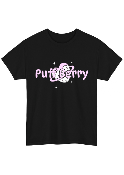 Puff Berry Pastel Black Tee - Puff Berry