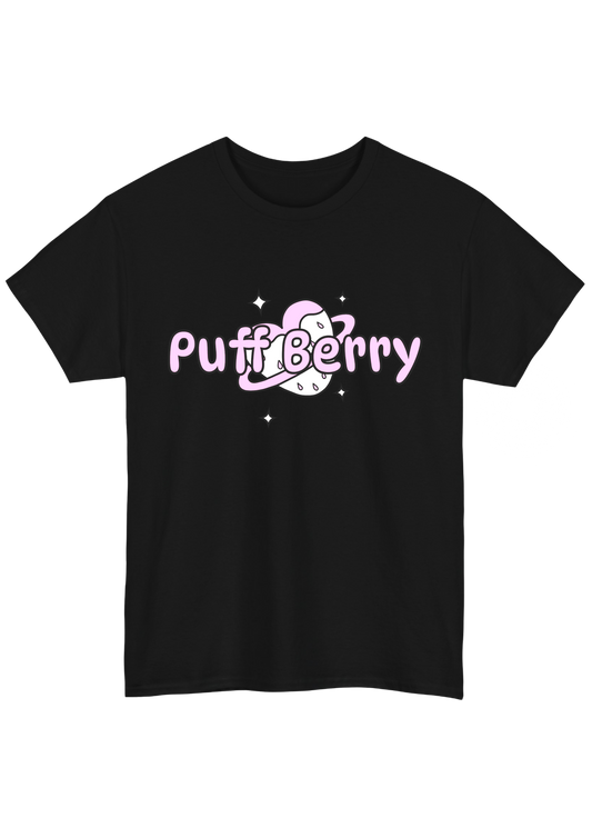 Puff Berry Pastel Black Tee - Puff Berry