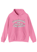 Sarcasm and Snacks Pink Hoodie