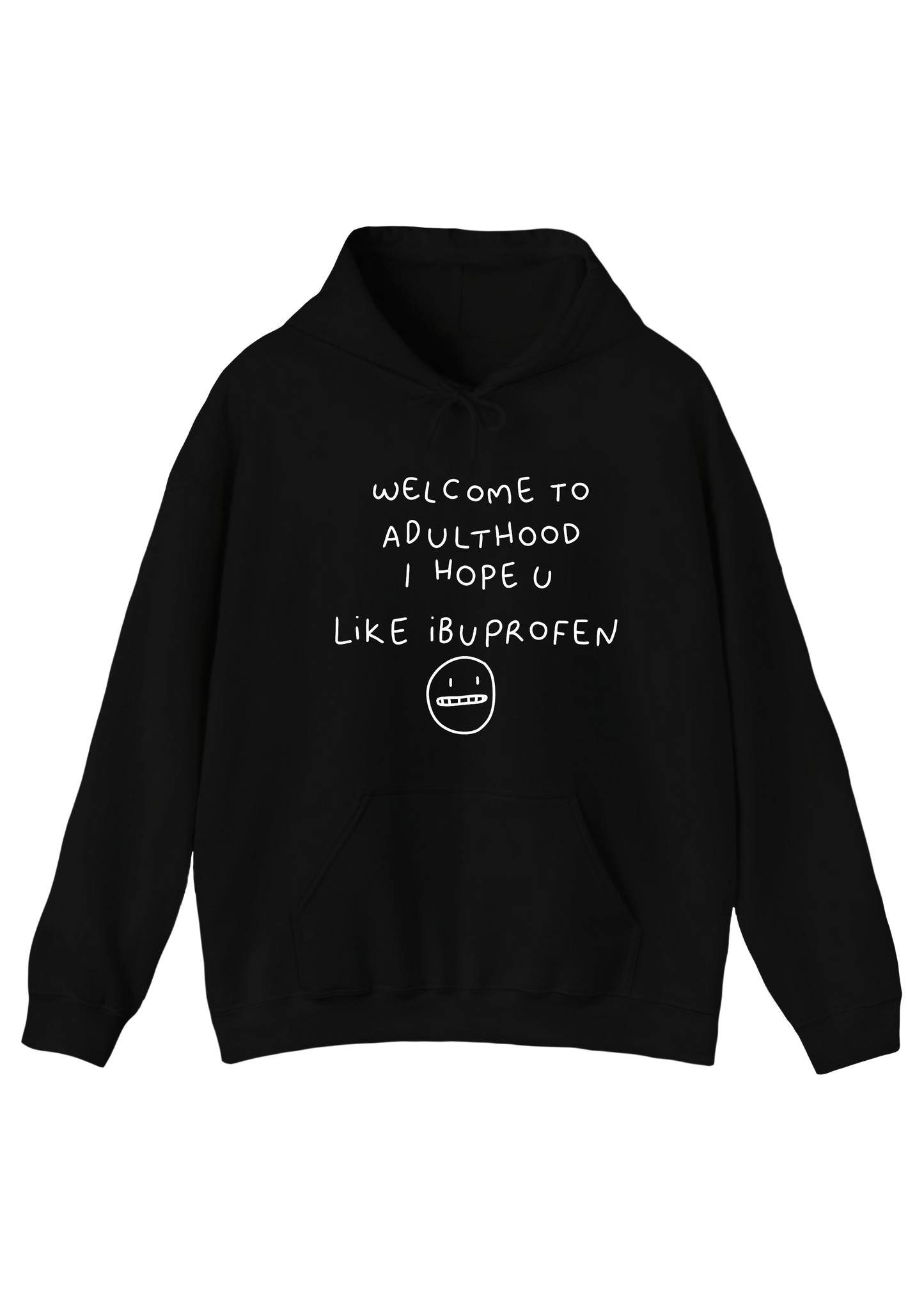 Ibuprofen Black Hoodie