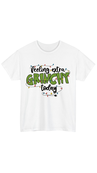 Grinchy White Tee