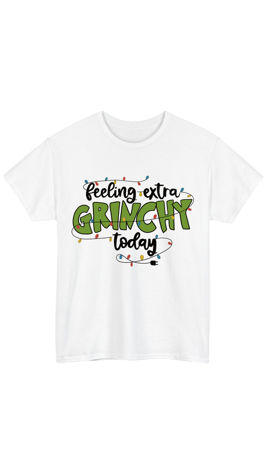 Grinchy White Tee