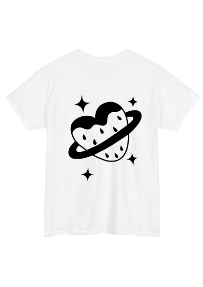 Puff Berry White Tee - Puff Berry