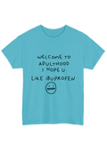 Ibuprofen Turquoise Tee - Puff Berry
